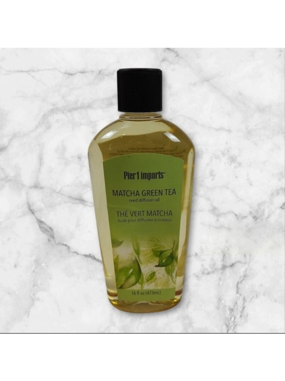 Pier 1 Imports Matcha Green Tea Reed Diffuser Oil 16fl oz w/ Reeds